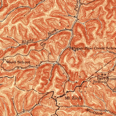 United States Geological Survey Arnoldsburg, WV (1927, 62500-Scale) digital map