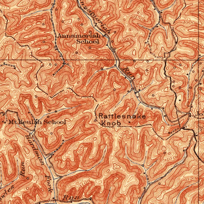 United States Geological Survey Arnoldsburg, WV (1927, 62500-Scale) digital map
