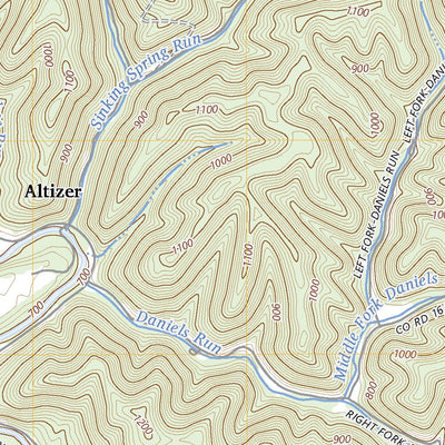 United States Geological Survey Arnoldsburg, WV (2023, 24000-Scale) digital map