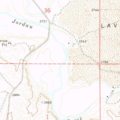 United States Geological Survey Arock, OR (1972, 24000-Scale) digital map
