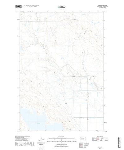 United States Geological Survey Arpan, SD (2017, 24000-Scale) digital map