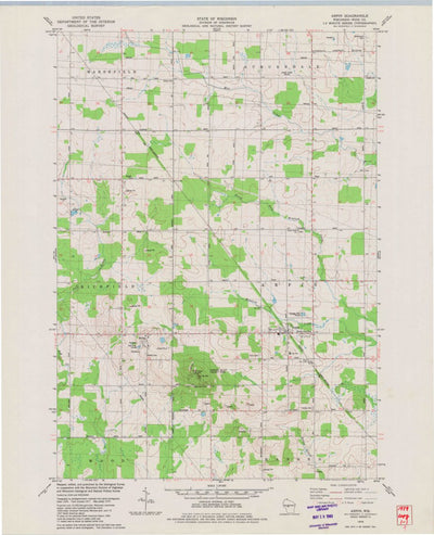 United States Geological Survey Arpin, WI (1979, 24000-Scale) digital map