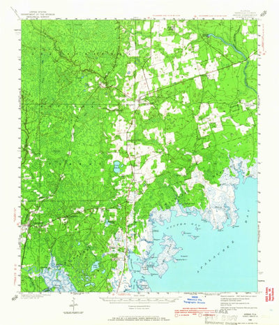 United States Geological Survey Arran, FL (1940, 62500-Scale) digital map