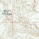 United States Geological Survey Arrastra Mountain NE, AZ (1967, 24000-Scale) digital map