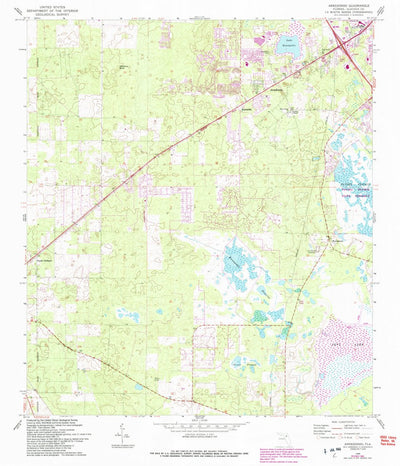 United States Geological Survey Arredondo, FL (1966, 24000-Scale) digital map