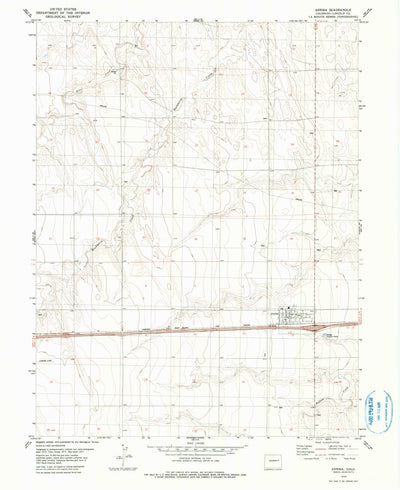 United States Geological Survey Arriba, CO (1979, 24000-Scale) digital map