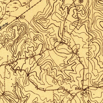 United States Geological Survey Arringdale, VA-NC (1919, 48000-Scale) digital map