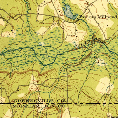 United States Geological Survey Arringdale, VA-NC (1920, 62500-Scale) digital map
