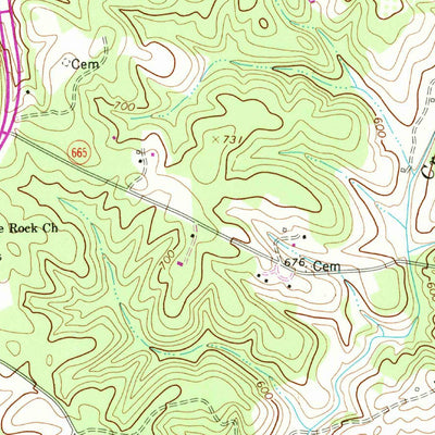 United States Geological Survey Arrington, VA (1969, 24000-Scale) digital map