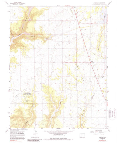 United States Geological Survey Arriola, CO (1965, 24000-Scale) digital map