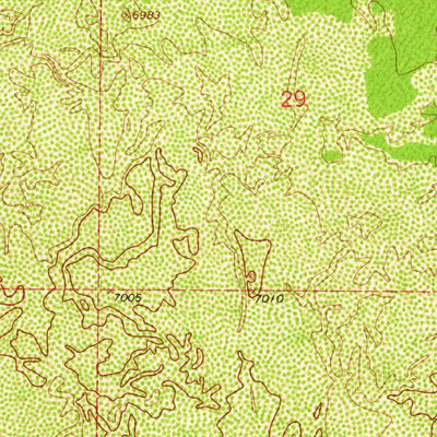 United States Geological Survey Arrosa Ranch, NM (1961, 24000-Scale) digital map