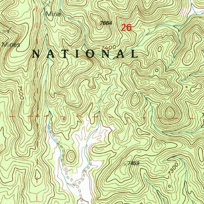 United States Geological Survey Arrosa Ranch, NM (1995, 24000-Scale) digital map