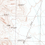 United States Geological Survey Arrow Canyon SE, NV (1986, 24000-Scale) digital map