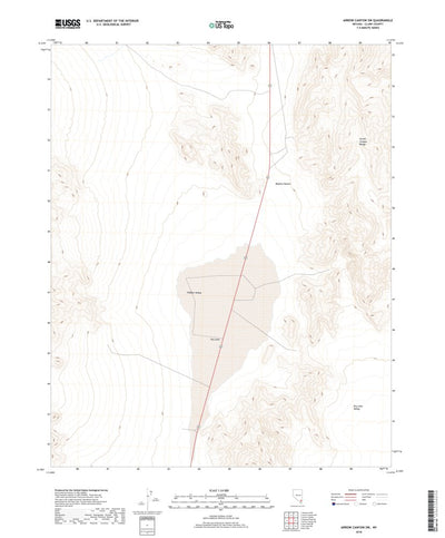 United States Geological Survey Arrow Canyon SW, NV (2018, 24000-Scale) digital map