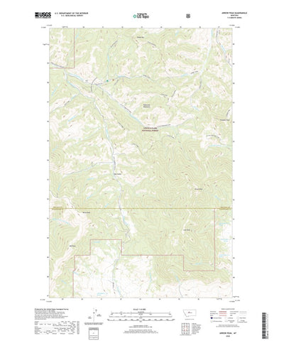 United States Geological Survey Arrow Peak, MT (2020, 24000-Scale) digital map