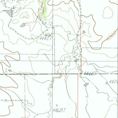 United States Geological Survey Arrowhead Reservoir, WY (1984, 24000-Scale) digital map