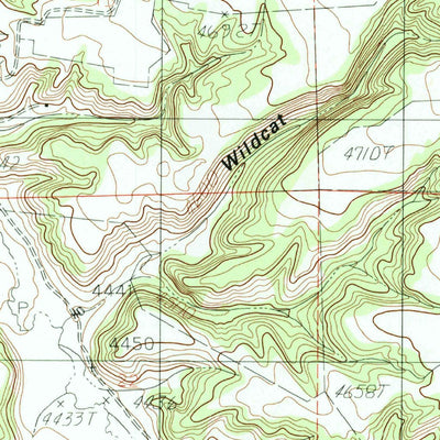 United States Geological Survey Arrowhead Reservoir, WY (1984, 24000-Scale) digital map
