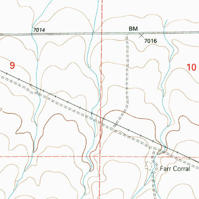 United States Geological Survey Arrowhead Well, NM (1995, 24000-Scale) digital map