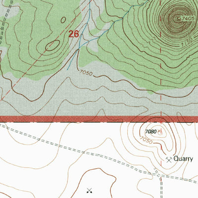 United States Geological Survey Arrowhead Well, NM (1995, 24000-Scale) digital map