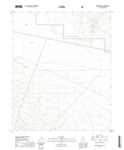 United States Geological Survey Arrowhead Well, NM (2023, 24000-Scale) digital map