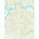 United States Geological Survey Arrowrock Dam, ID (1969, 24000-Scale) digital map