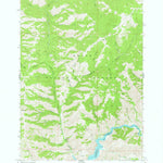 United States Geological Survey Arrowrock Reservoir NE, ID (1969, 24000-Scale) digital map