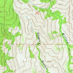 United States Geological Survey Arrowrock Reservoir NE, ID (1969, 24000-Scale) digital map