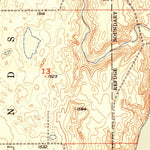 United States Geological Survey Arrowwood Lake, ND (1951, 24000-Scale) digital map