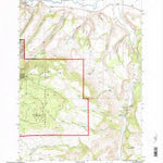 United States Geological Survey Arrowwood Point, OR (1992, 24000-Scale) digital map