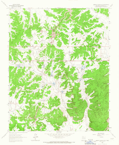 United States Geological Survey Arroyo Chijuillita, NM (1963, 24000-Scale) digital map