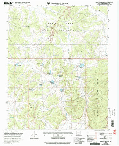United States Geological Survey Arroyo Chijuillita, NM (2002, 24000-Scale) digital map