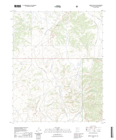 United States Geological Survey Arroyo Chijuillita, NM (2023, 24000-Scale) digital map