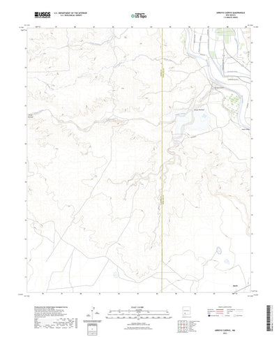 United States Geological Survey Arroyo Cuervo, NM (2023, 24000-Scale) digital map