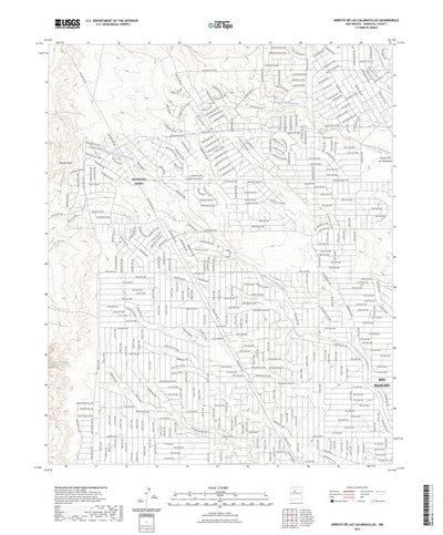 United States Geological Survey Arroyo de las Calabacillas, NM (2023, 24000-Scale) digital map