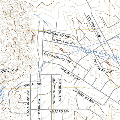 United States Geological Survey Arroyo de las Calabacillas, NM (2023, 24000-Scale) digital map