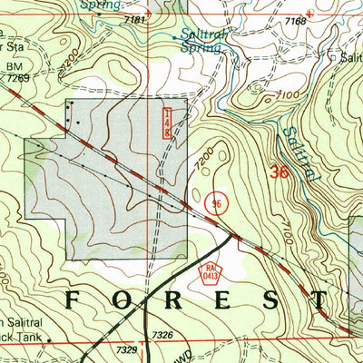 United States Geological Survey Arroyo Del Agua, NM (2002, 24000-Scale) digital map