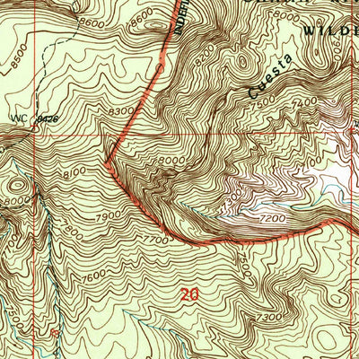 United States Geological Survey Arroyo Del Agua, NM (2002, 24000-Scale) digital map