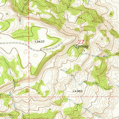 United States Geological Survey Arroyo Del Alamo, NM (1973, 24000-Scale) digital map