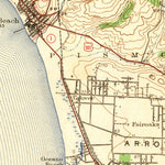 United States Geological Survey Arroyo Grande, CA (1942, 62500-Scale) digital map