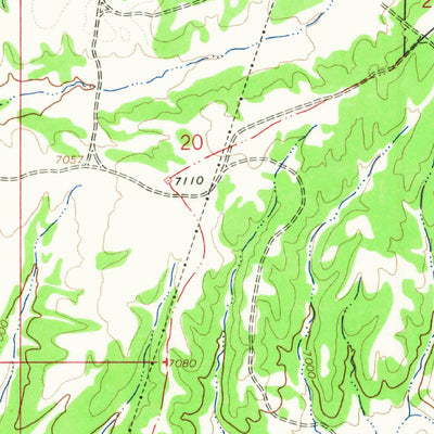 United States Geological Survey Arroyo Hondo, NM (1963, 24000-Scale) digital map