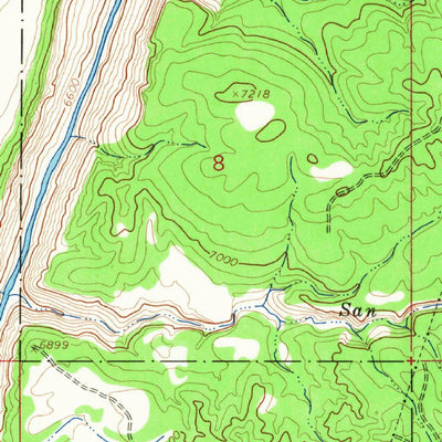 United States Geological Survey Arroyo Hondo, NM (1963, 24000-Scale) digital map
