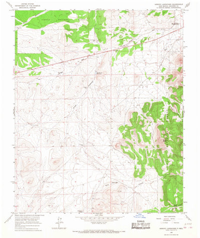 United States Geological Survey Arroyo Landavaso, NM (1963, 24000-Scale) digital map