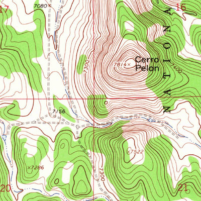 United States Geological Survey Arroyo Landavaso, NM (1963, 24000-Scale) digital map