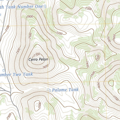 United States Geological Survey Arroyo Landavaso, NM (2023, 24000-Scale) digital map