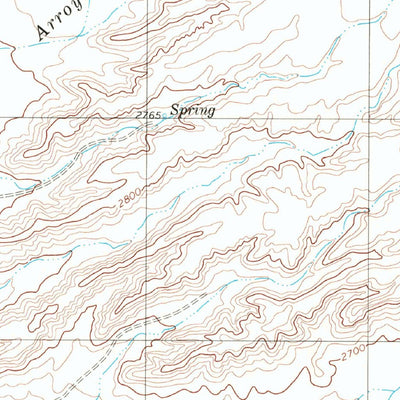 United States Geological Survey Arroyo Melado, TX (1980, 24000-Scale) digital map
