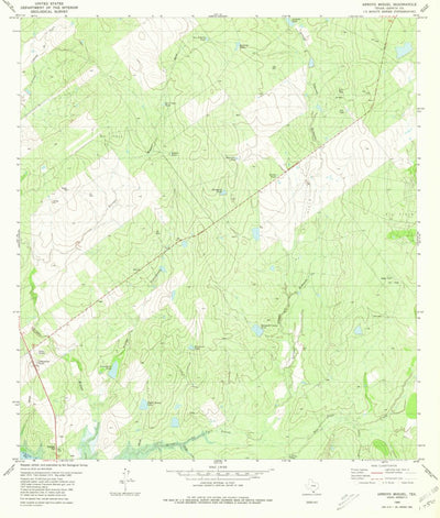 United States Geological Survey Arroyo Miguel, TX (1980, 24000-Scale) digital map