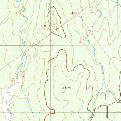 United States Geological Survey Arroyo Salado East, TX (1980, 24000-Scale) digital map