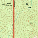 United States Geological Survey Arroyo Seco, NM (1995, 24000-Scale) digital map