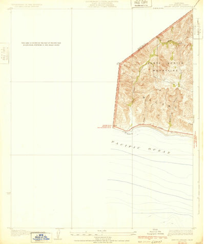 United States Geological Survey Arroyo Sequit, CA (1932, 24000-Scale) digital map