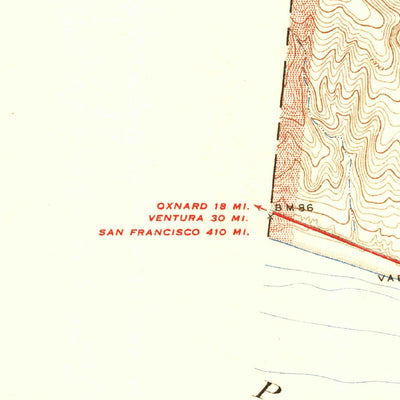 United States Geological Survey Arroyo Sequit, CA (1932, 24000-Scale) digital map